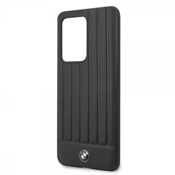 Samsung Galaxy S20 Ultra Skal Leather Lines Svart