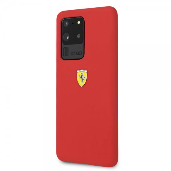 Samsung Galaxy S20 Ultra Skal med Logo Röd