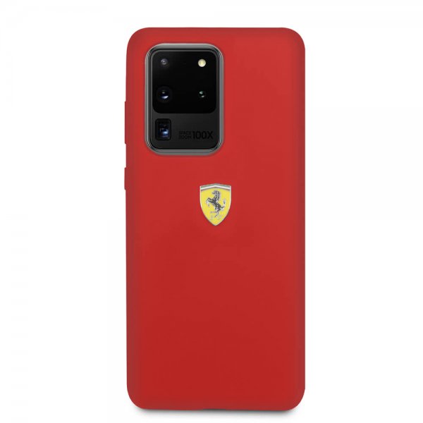 Samsung Galaxy S20 Ultra Skal med Logo Röd