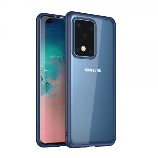 Samsung Galaxy S20 Ultra Skal Transparent Baksida Blå