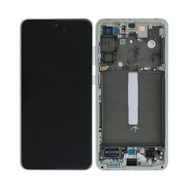 Samsung Galaxy S21 FE 5G Skärm med LCD Display Original - Grön