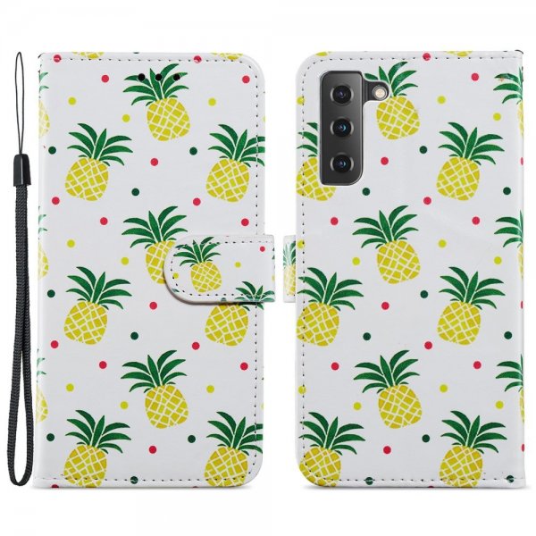 Samsung Galaxy S21 FE Fodral Motiv Ananas