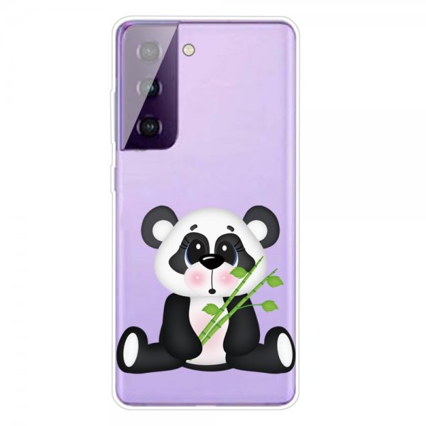 Samsung Galaxy S21 FE Skal Motiv Blyg Panda