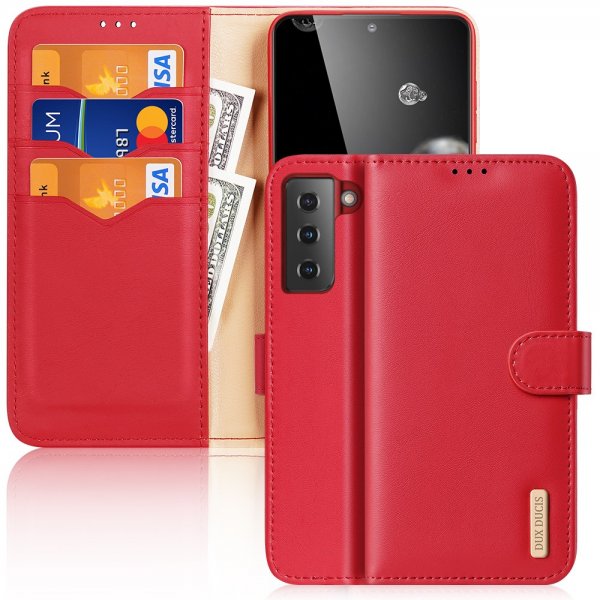 Samsung Galaxy S21 Plus Fodral Hivo Series Röd