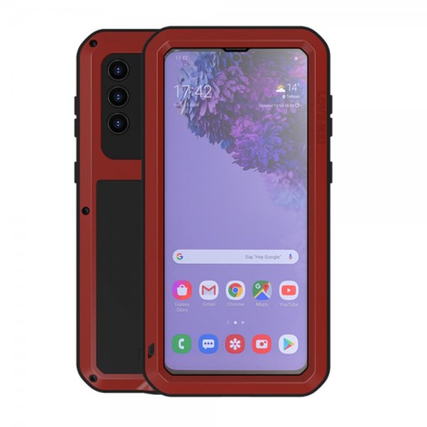 Samsung Galaxy S21 Plus Skal Powerful Case Röd