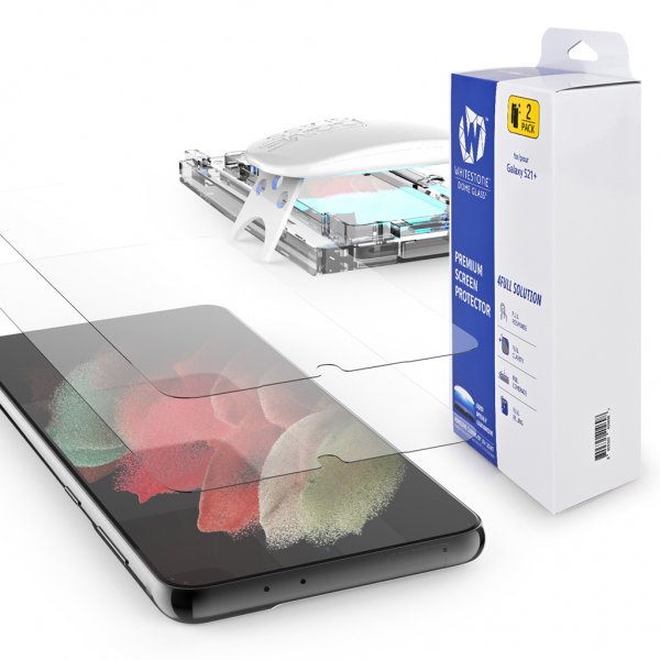 Samsung Galaxy S21 Plus Skärmskydd Dome Glass 2-pack