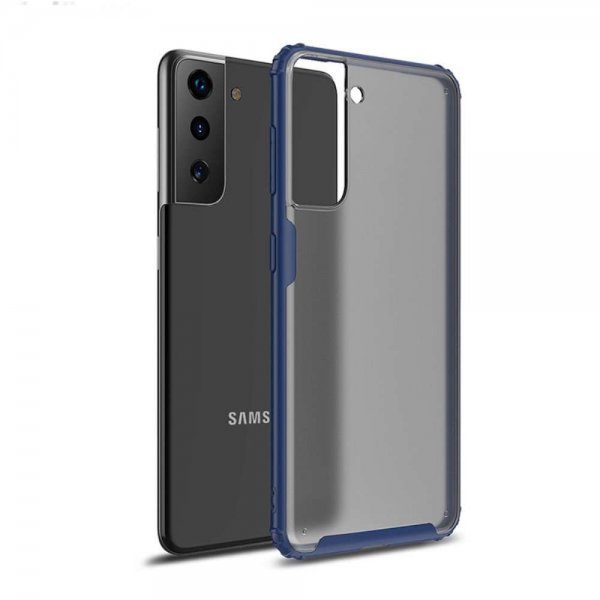 Samsung Galaxy S21 Skal Frostad Baksida Blå