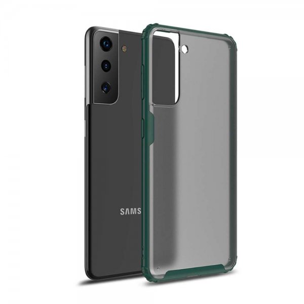 Samsung Galaxy S21 Skal Frostad Baksida Grön