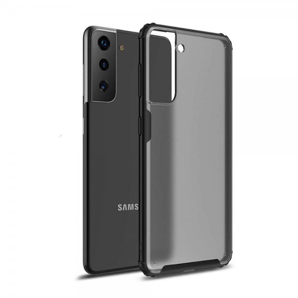 Samsung Galaxy S21 Skal Frostad Baksida Svart