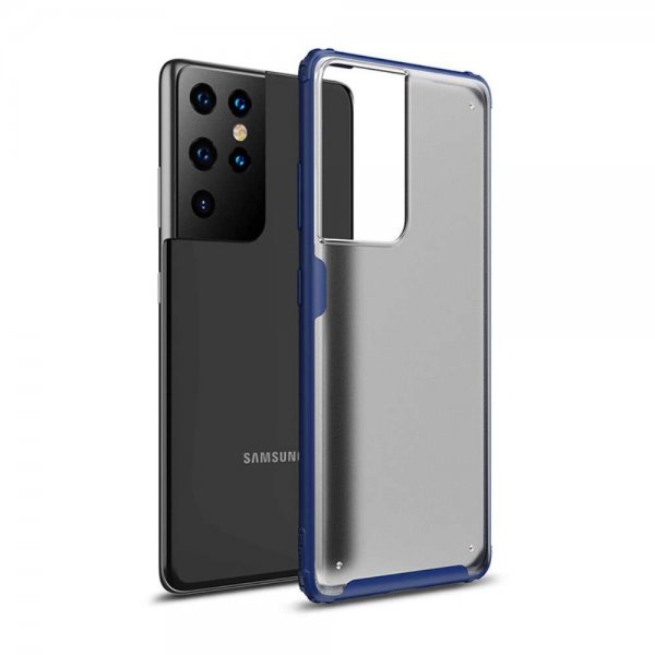 Samsung Galaxy S21 Ultra Skal Frostad Baksida Blå