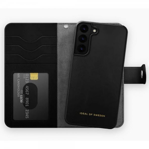 Samsung Galaxy S22 Plus Fodral Magnet Wallet+ Svart
