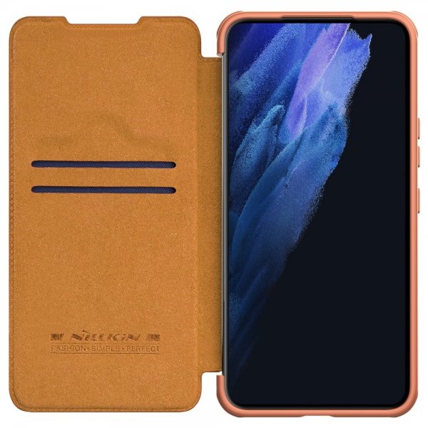 Samsung Galaxy S22 Plus Fodral Qin Series Brun