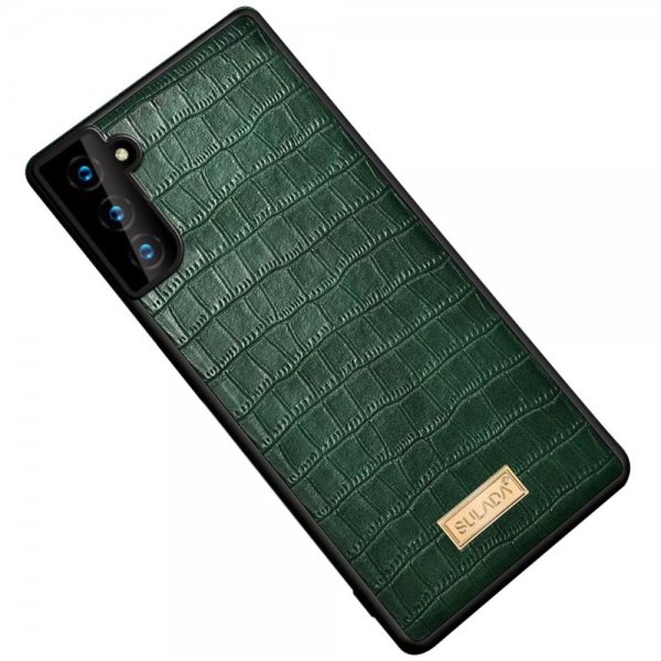 Samsung Galaxy S22 Plus Skal Krokodilmönster Grön