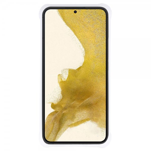 Samsung Galaxy S22 Plus Skal med Ring Marmormönster Grön Gul