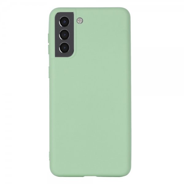 Samsung Galaxy S22 Plus Skal med Strap Silikon Grön
