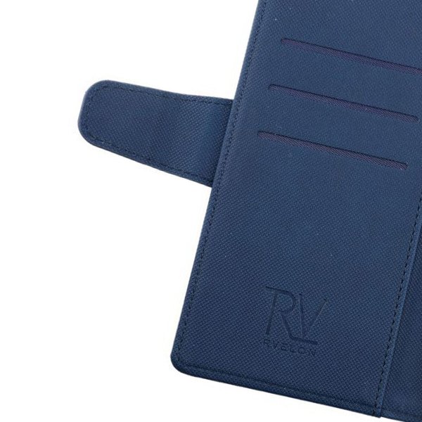 Samsung Galaxy S22 Ultra Fodral Utfällbart Kortfack Blå