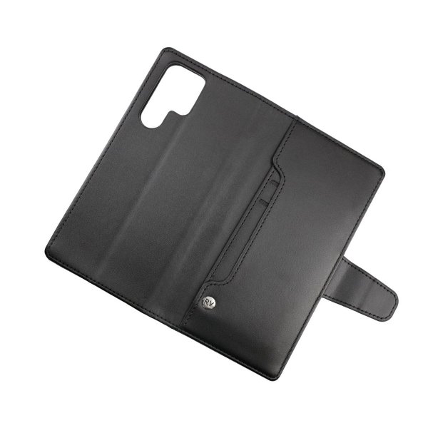 Samsung Galaxy S22 Ultra Fodral Utfällbart Kortfack Svart