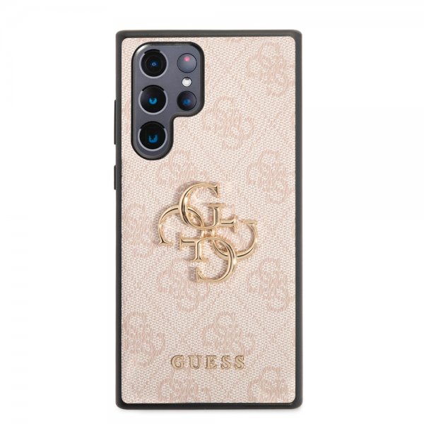 Samsung Galaxy S22 Ultra Skal 4G Logo Rosa