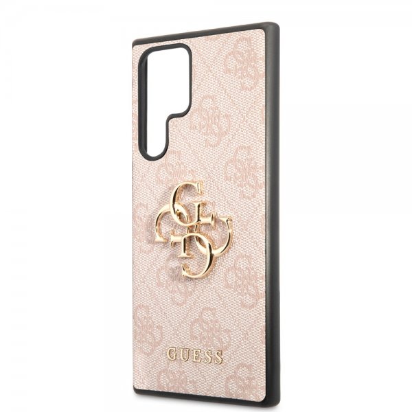 Samsung Galaxy S22 Ultra Skal 4G Logo Rosa
