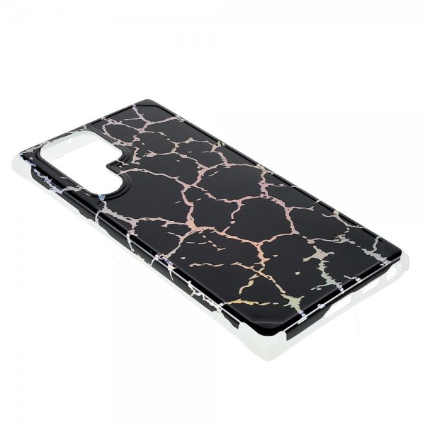 Samsung Galaxy S22 Ultra Skal Marmor Svart