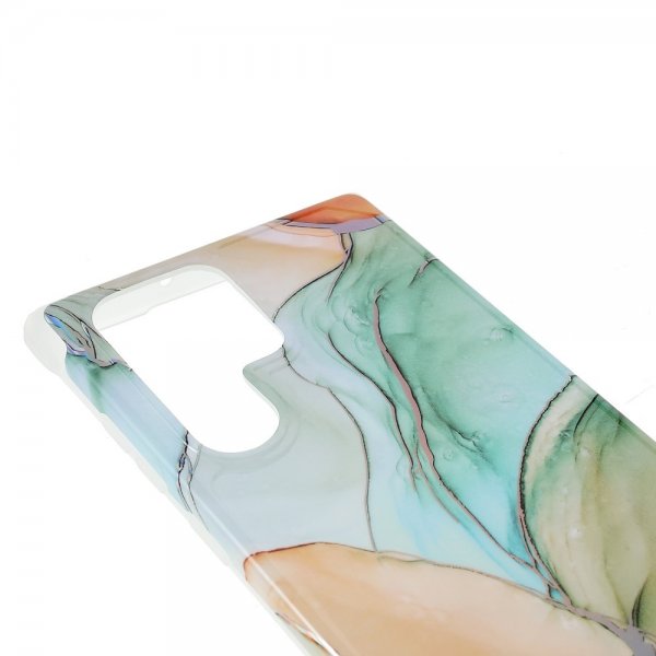 Samsung Galaxy S22 Ultra Skal Marmor Trefärgad