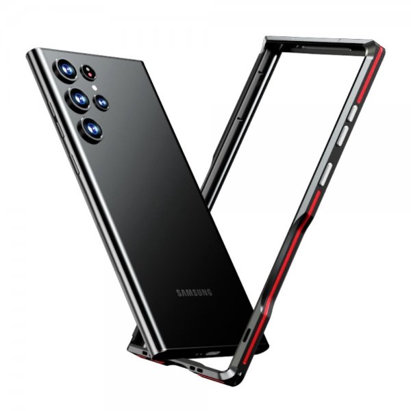 Samsung Galaxy S22 Ultra Skal Metal Frame Silver