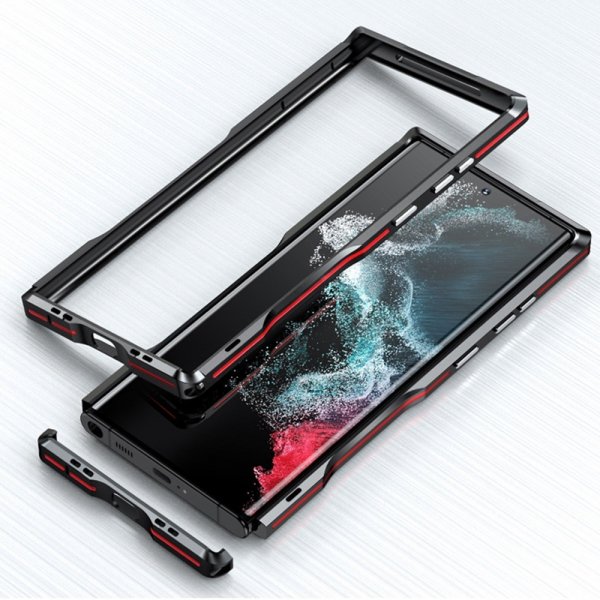 Samsung Galaxy S22 Ultra Skal Metal Frame Silver