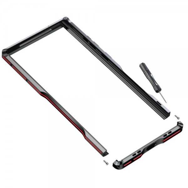 Samsung Galaxy S22 Ultra Skal Metal Frame Silver