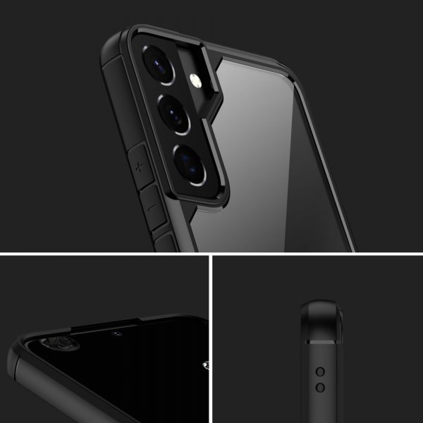 Samsung Galaxy S22 Ultra Skal Transparent Baksida Svart