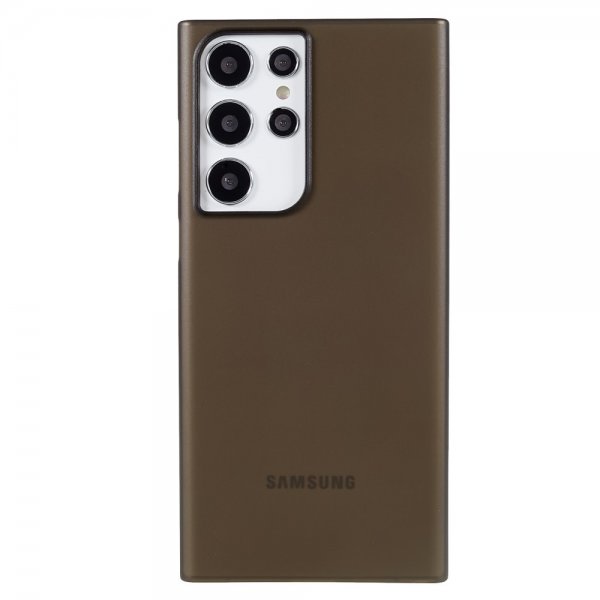 Samsung Galaxy S22 Ultra Skal Ultra Thin Transparent Svart