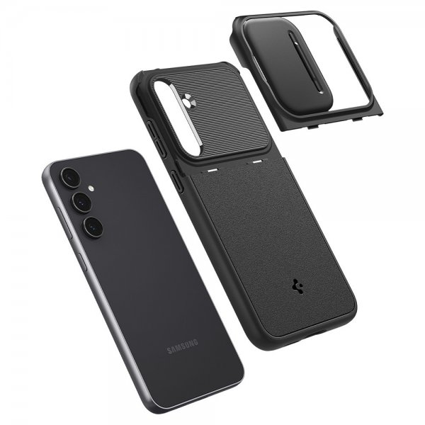 Samsung Galaxy S23 FE Skal Optik Armor Svart