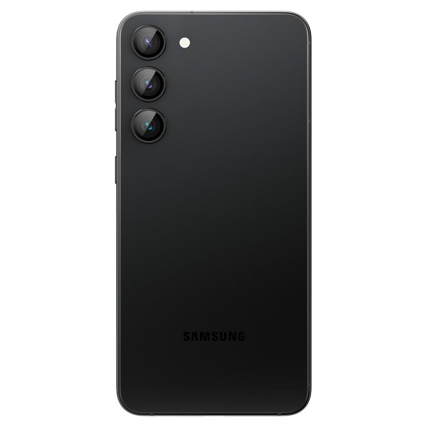 Samsung Galaxy S23/S23 Plus/S24 Kameraskydd GLAS.tR EZ Fit Optik Pro 2-pack Svart