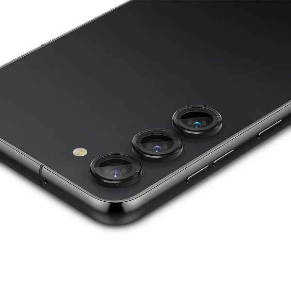 Samsung Galaxy S23/S23 Plus/S24 Kameraskydd GLAS.tR EZ Fit Optik Pro 2-pack Svart