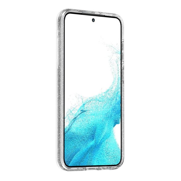 Samsung Galaxy S23 Skal Glitter MagSafe Transparent