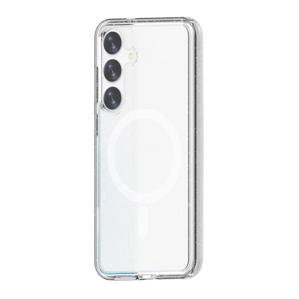 Samsung Galaxy S23 Skal Glitter Stöttåligt Transparent