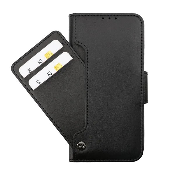 Samsung Galaxy S23 Plus Fodral Utfällbart Kortfack Svart