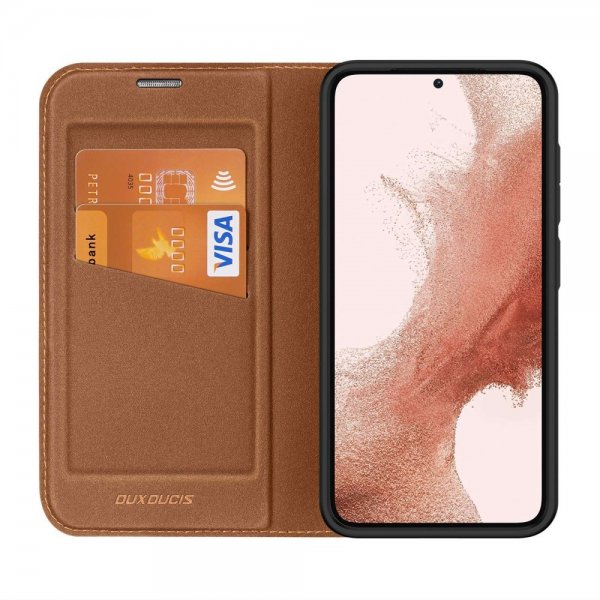 Samsung Galaxy S23 Plus Fodral Skin X2 Series Brun
