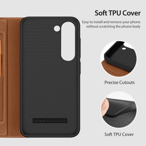 Samsung Galaxy S23 Plus Fodral Skin X2 Series Brun