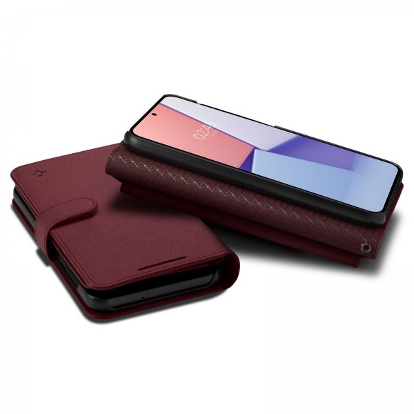 Samsung Galaxy S23 Plus Fodral Wallet S Plus Burgundy