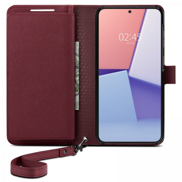 Samsung Galaxy S23 Plus Fodral Wallet S Plus Burgundy