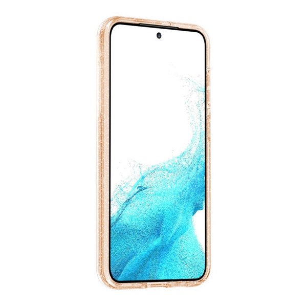 Samsung Galaxy S23 Plus Skal Glitter MagSafe Guld