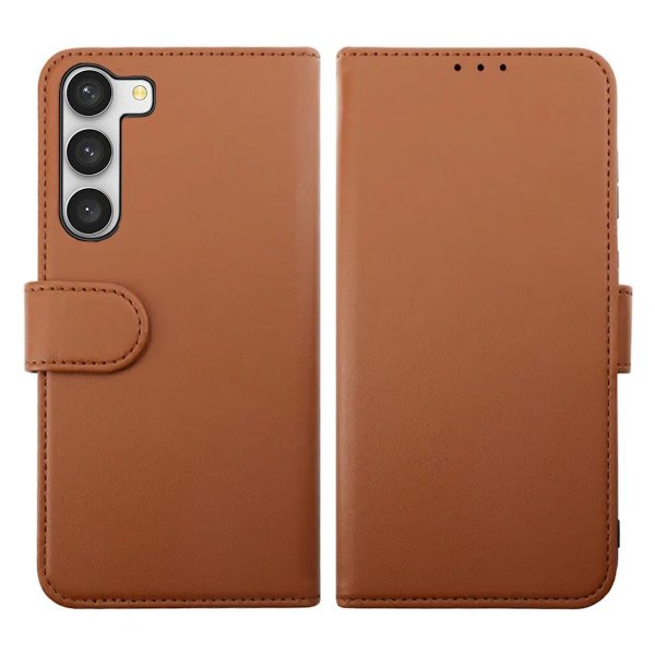 Samsung Galaxy S23 Plus Fodral Magnetiskt Avtagbart Skal Brun
