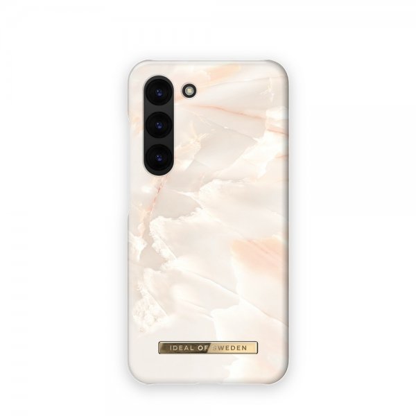 Samsung Galaxy S23 Plus Skal Fashion Case Rose Pearl Marble