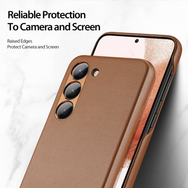 Samsung Galaxy S23 Plus Skal Grit Series Brun
