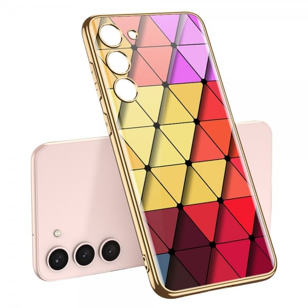 Samsung Galaxy S23 Plus Skal Motiv Trianglar