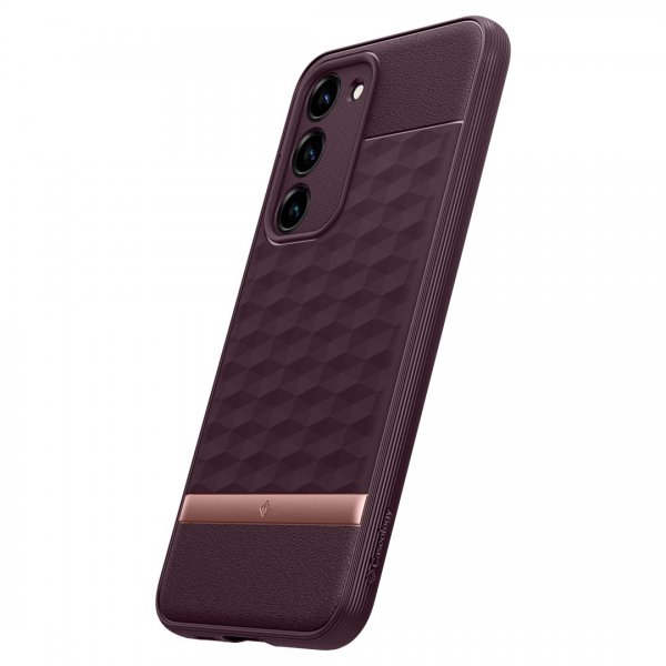 Samsung Galaxy S23 Plus Skal Parallax Burgundy
