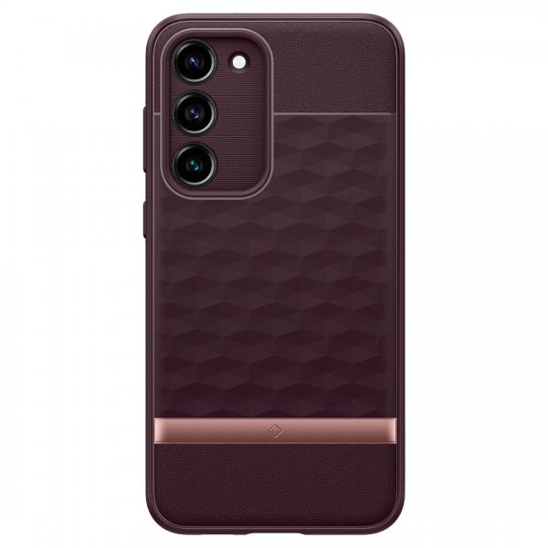 Samsung Galaxy S23 Plus Skal Parallax Burgundy