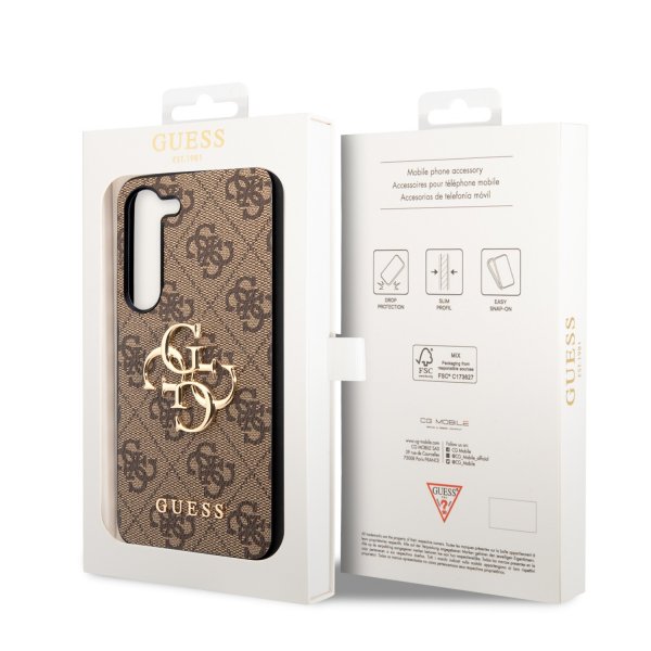 Samsung Galaxy S23 Skal 4G Logo Brun