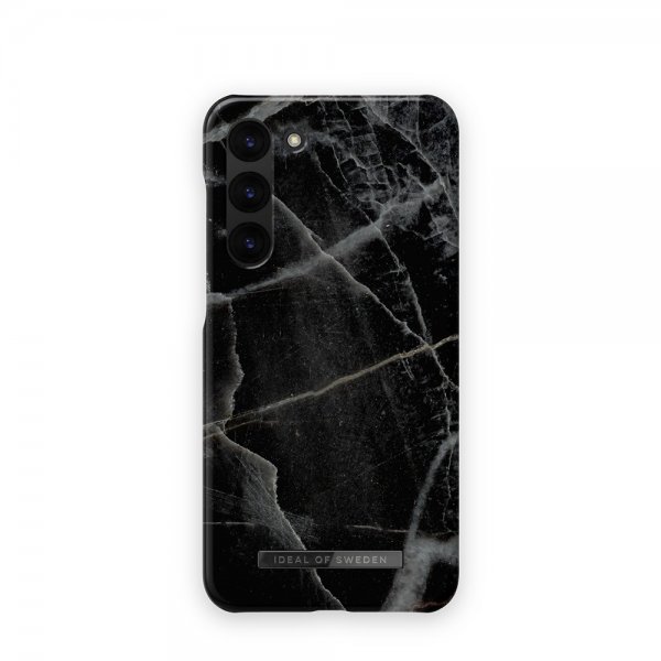Samsung Galaxy S23 Skal Fashion Case Black Thunder Marble