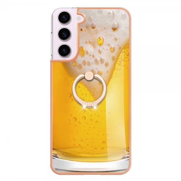 Samsung Galaxy S23 Skal med Finger Ring Motiv Öl